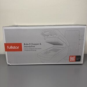 Fullstar 8-in-1 Chopper & Mandoline - Fruit Vegetable Chopping Slicing Kitchen